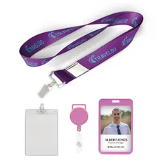 Price Saver Lanyard with Bull Dog Clip-A