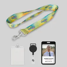 Full Color 1 inch Lanyard-B