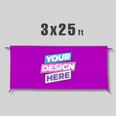 Vinyl Banner 3' x 25'