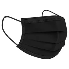 SHOP ONLINE 3-PLY BLACK PROTECTIVE FACE MASK 