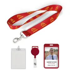 Nylon 1 inch Lanyard-A