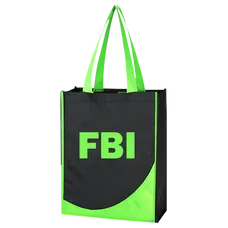 Budget Custom Non Woven Tote Bag With Accent Trim