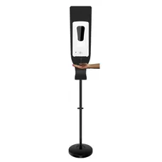 AUTOMATIC SANITIZER DISPENSER & ADJUSTABLE FLOOR STAND