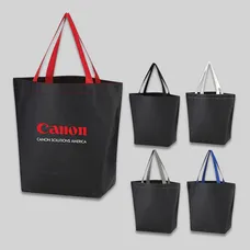NON-WOVEN LEATHER-LOOK TOTE BAG 