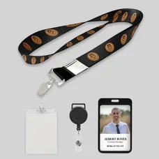 3/4 inch Price Saver Lanyard with Bull Dog Clip-A