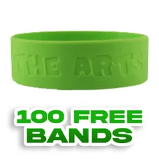 Debossed - 1 inch Wristband 