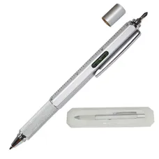 Pen with Mini Screw Drivers, Leveler, and Ruler
