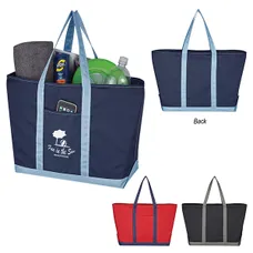 TWO-TONE MONDO TOTE BAG