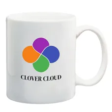 11 Oz. White Ceramic Mug