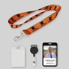 Polyester 1 inch Lanyard-A