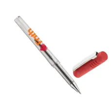 Custom Crystal Soft Touch Gel Pens - Full Color Imprint