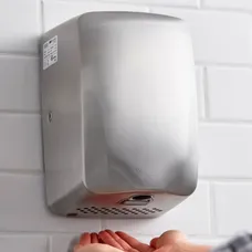 SILVER HIGH SPEED AUTOMATIC HAND DRYER - 1350W 