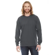 American Apparel Unisex Fine Jersey Long Sleeve T-Shirt - Dark/Color