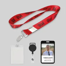 5/8 inch Price Saver Lanyard with Bull Dog Clip-B