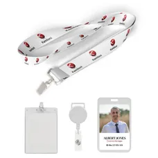 3/4 inch Dye Sublimation Lanyard-B