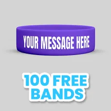 Custom 1″ Wristbands