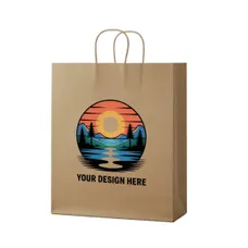 Khaki Kraft Paper Bags