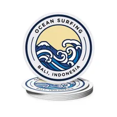 Custom Round Pulpboard Coaster - Debossed