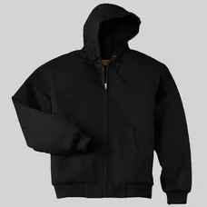 CornerStone Heavyweight Full-Zip Hooded Sweatshirt with Thermal Lining - Dark/All