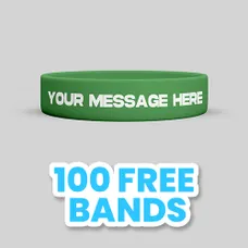 3/4 inch Printed Wristband     