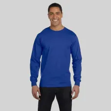 Hanes Long Sleeve Beefy-T - Dark/Color