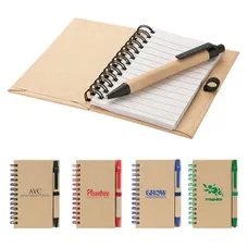 Recycled Notebook and Pen