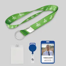 3/4 inch Price Saver Lanyard with Metal Clip