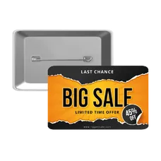 Rectangle Buttons 2.35" x 1.15"