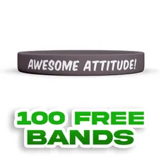 Custom Color Filled Wristband       