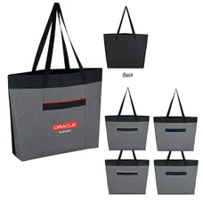 HEATHERED TOTE BAG  
