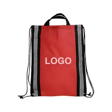 Budget Reflective Drawstring Backpack-2