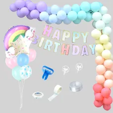 Rainbow Theme Birthday Kit