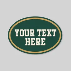 Car Sign Oval Magnet 6 x 4