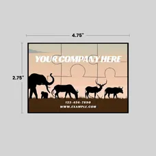 Business Card Jumbo Puzzle