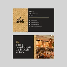 Double Sided Business Card Magnet