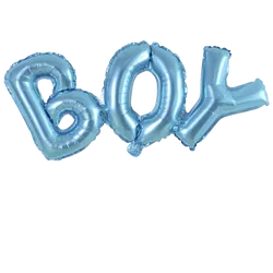 Custom Blue Boy Letter Balloon