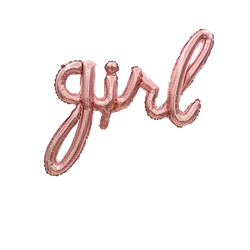 Custom Rose Girl Letter Balloon