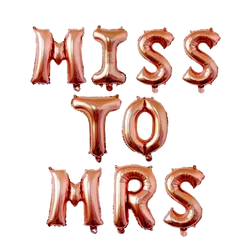 Custom Miss to Mrs Balloon