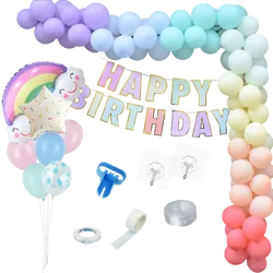 Custom Rainbow Theme Birthday Decorations