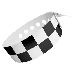 Checkered Vinyl Wristbands