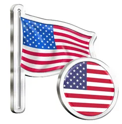 Soft Enamel Patriotic Pins