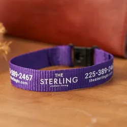 Custom Polyester Breakaway Wristbands