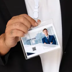 Blank Soft Transparent Badge Holders