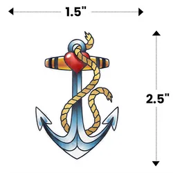 Custom 1.5"x2.5" Temporary Tattoos