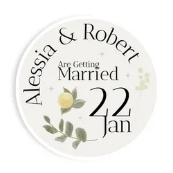 Custom Wedding Stickers
