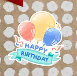 Custom Birthday Stickers