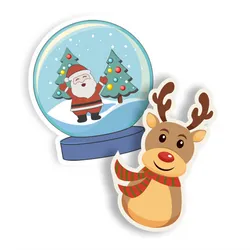 Custom Christmas Stickers
