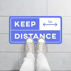 Custom Social Distancing Decals