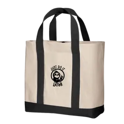 Two Tone Cotton Canvas Bags