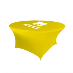 Custom Round Stretch Spandex Table Covers